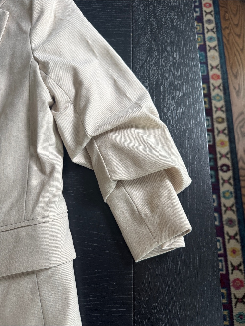 H&M Light Beige Longline Open Blazer - Picture 3 of 5